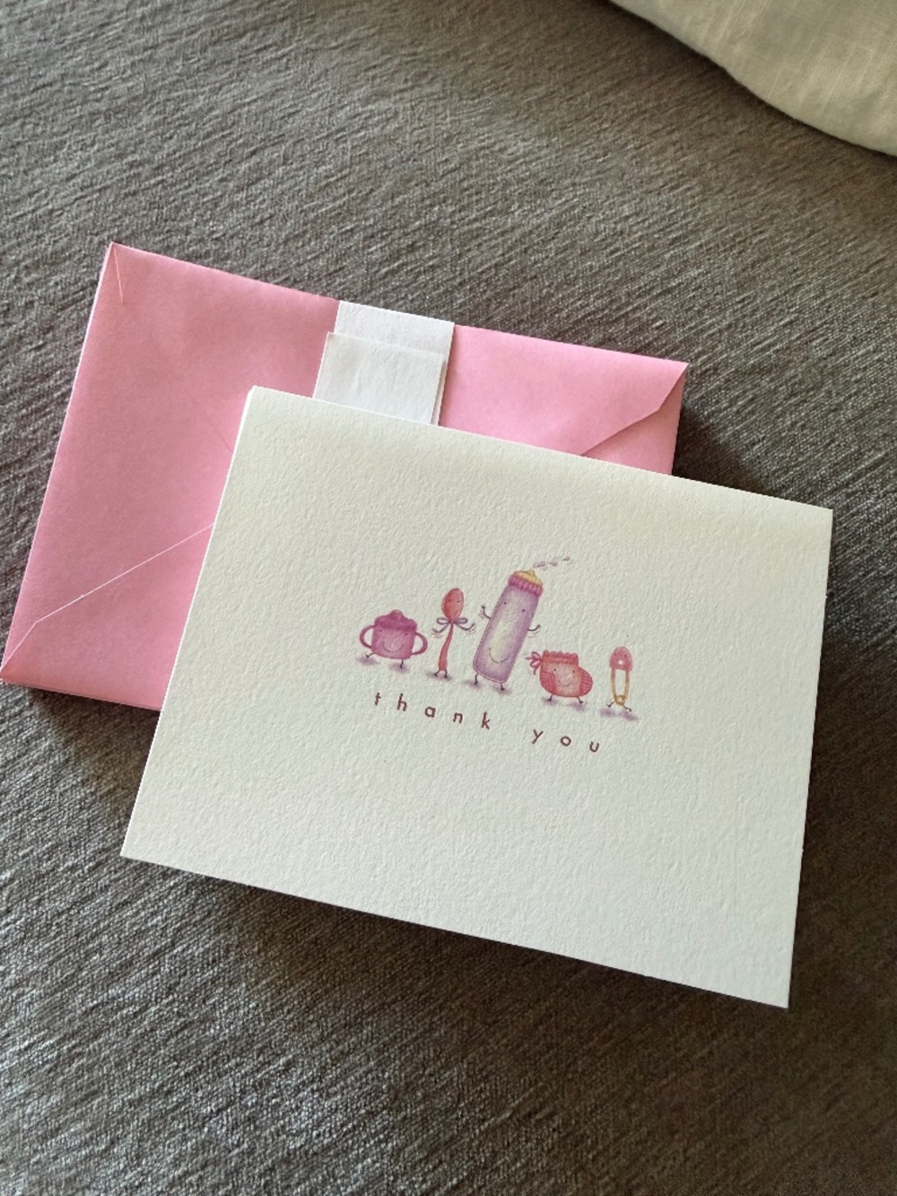 Hallmark Pink Baby Shower Cards - Set of 10 - Vintage